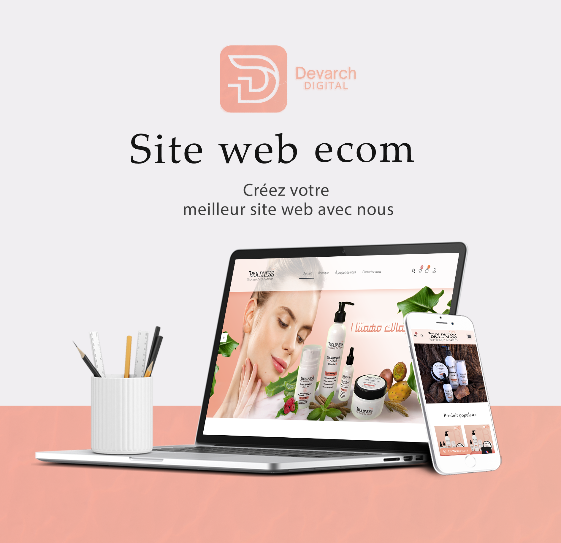 Site e-commerce réalisé par une agence de design et de développement web - Solutions personnalisées pour boutiques en ligne