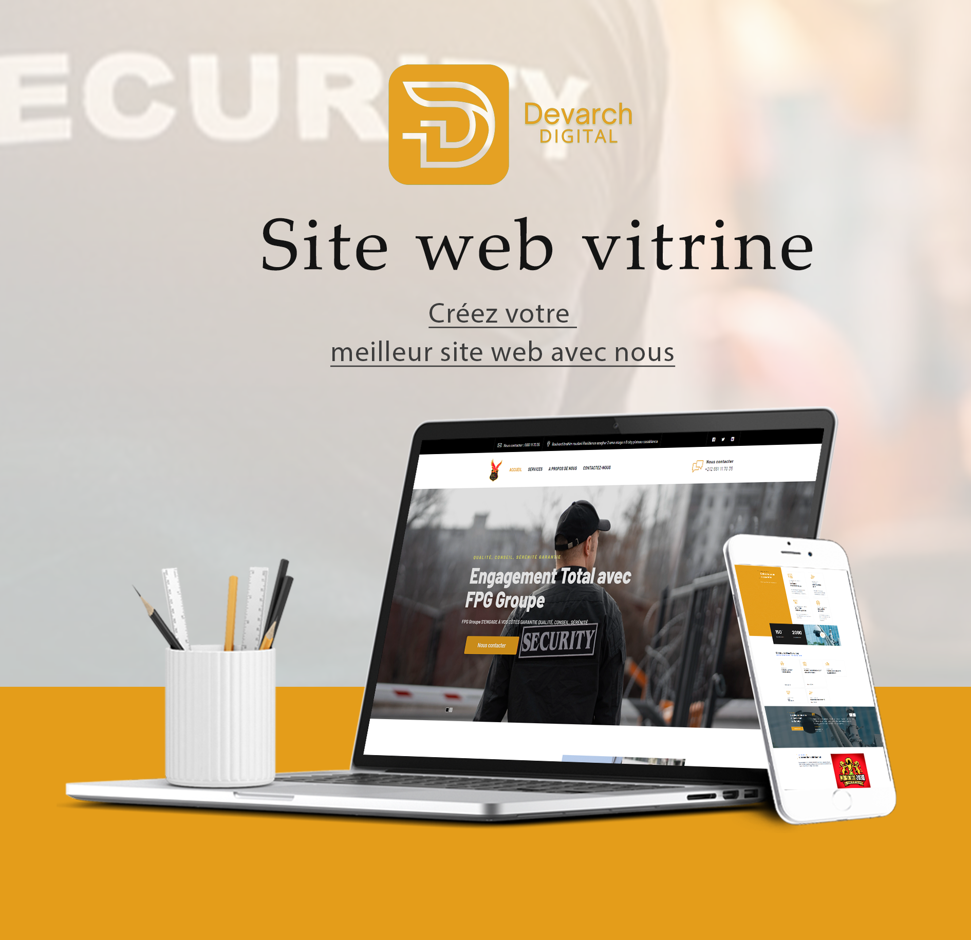 Site de sécurité développé par une agence web à Tanger - Solutions de protection et de sécurité en ligne